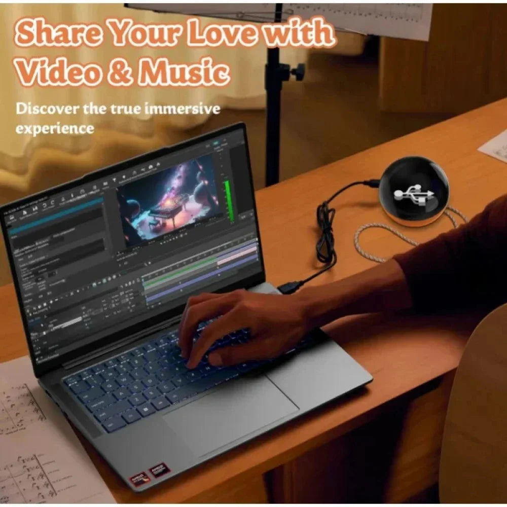 The Memory Sphere: 360° 3D Video Player & Digital Art Glass Ball Lamp